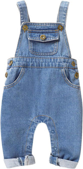 Baby Boy Girls Outfit Infant Denim Romper Jumpsuit Newborn Jeans Overalls